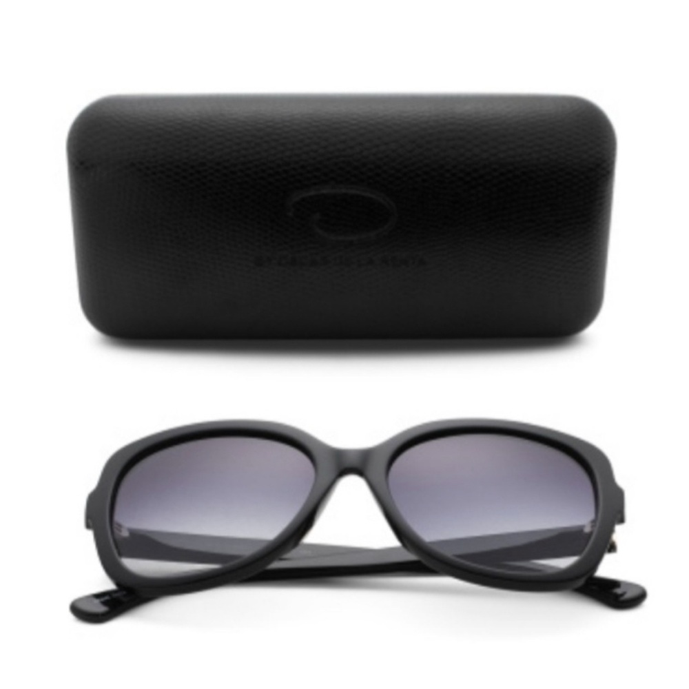 Oscar de la Renta Black Butterfly Sunglasses